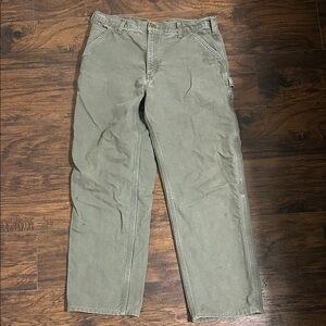 Carhartt Loose Straight Washed Duck Dungaree Work Pant
